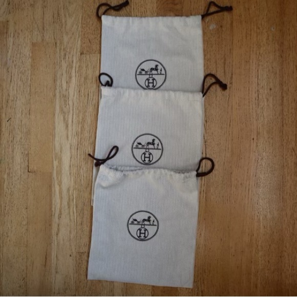 Hermes Gift Pouches-Set of 3 - Picture 2 of 2